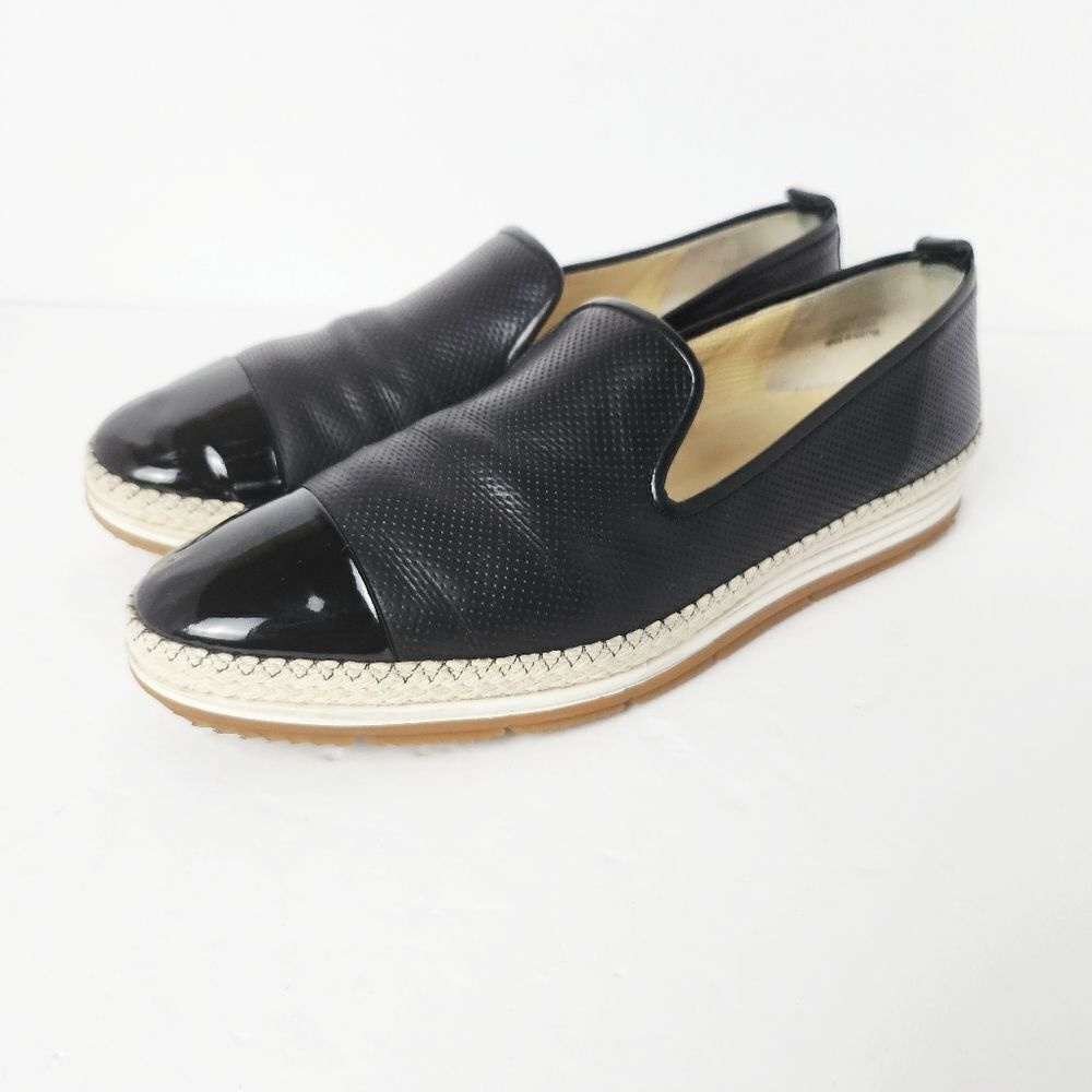 Paul Green Posh Talia Loafer Espadrille Womens Slip On Shoe Black Size US 9